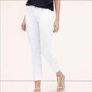 LOFT curvy kick crop, NWT